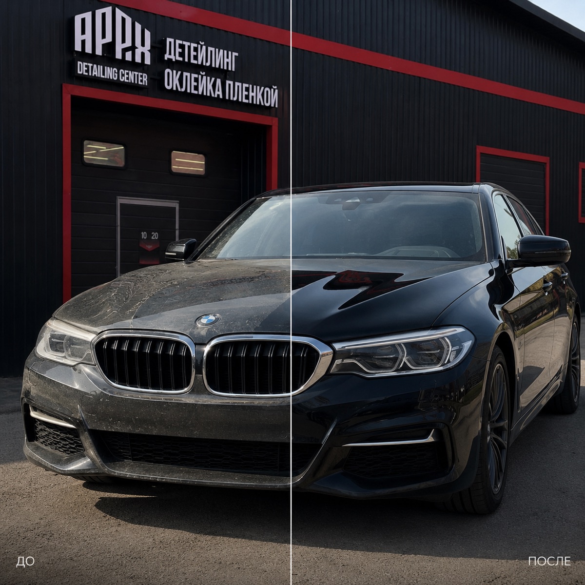 BMW 5, 5 лет эксплуатации под плёнкой APEX