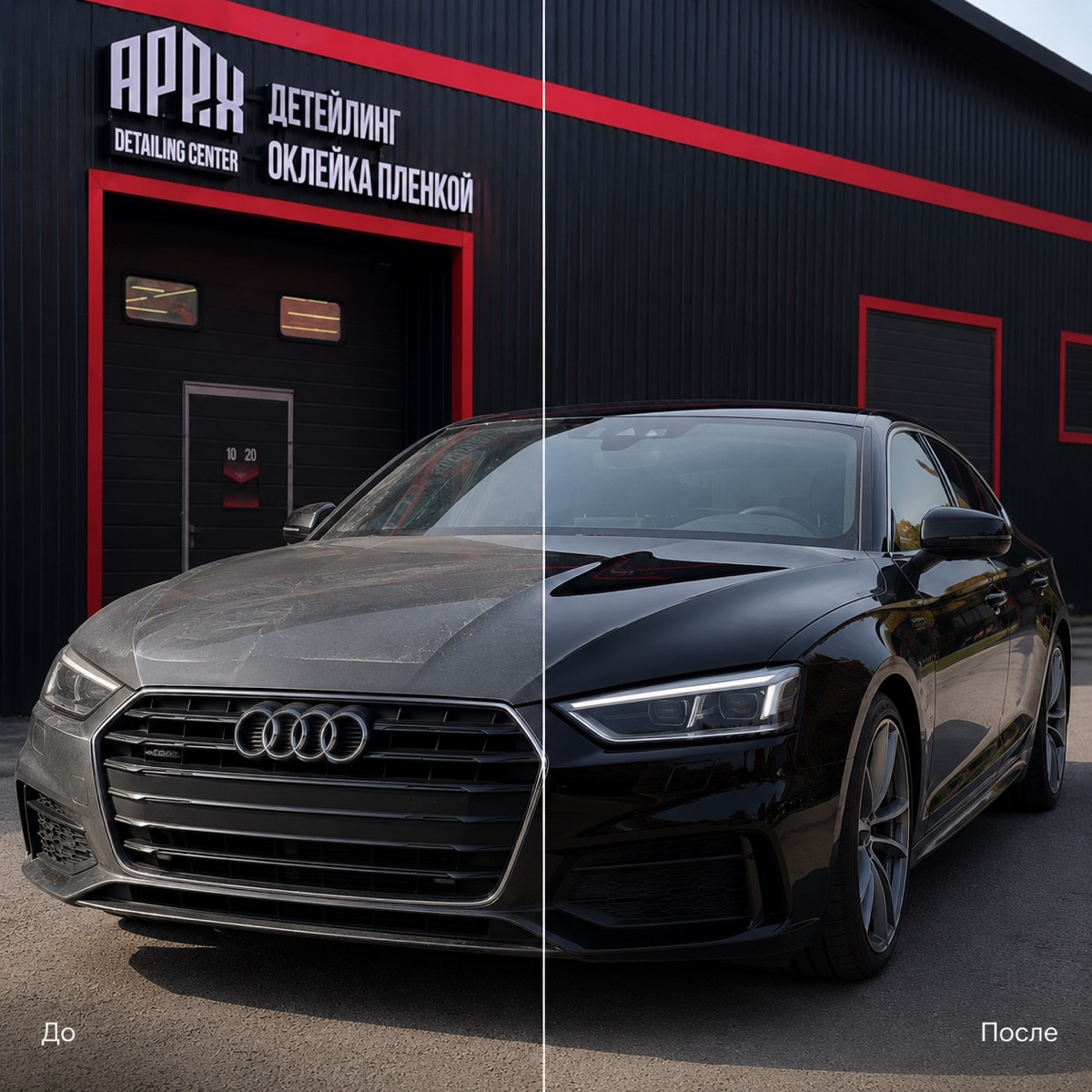 Audi A5, 4 года эксплуатации под плёнкой APEX